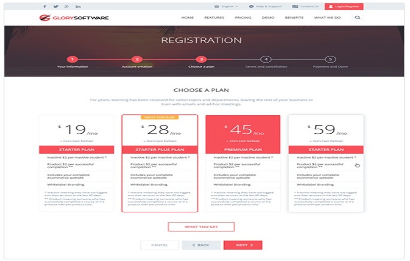 Learning Management System screenshot 2